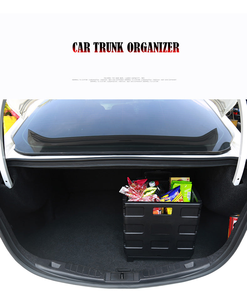 Car trunk organizer trolley