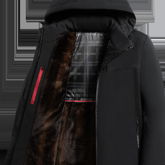 Mansjas Cotton Velvet Padded Verdikte Jas