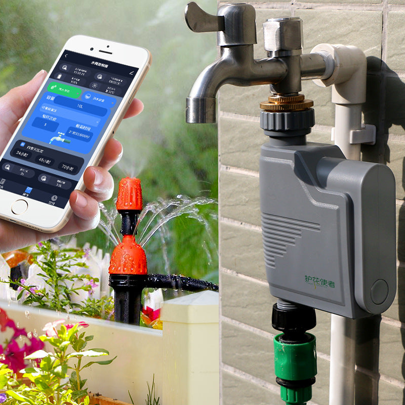 Automatic irrigation controller for garden