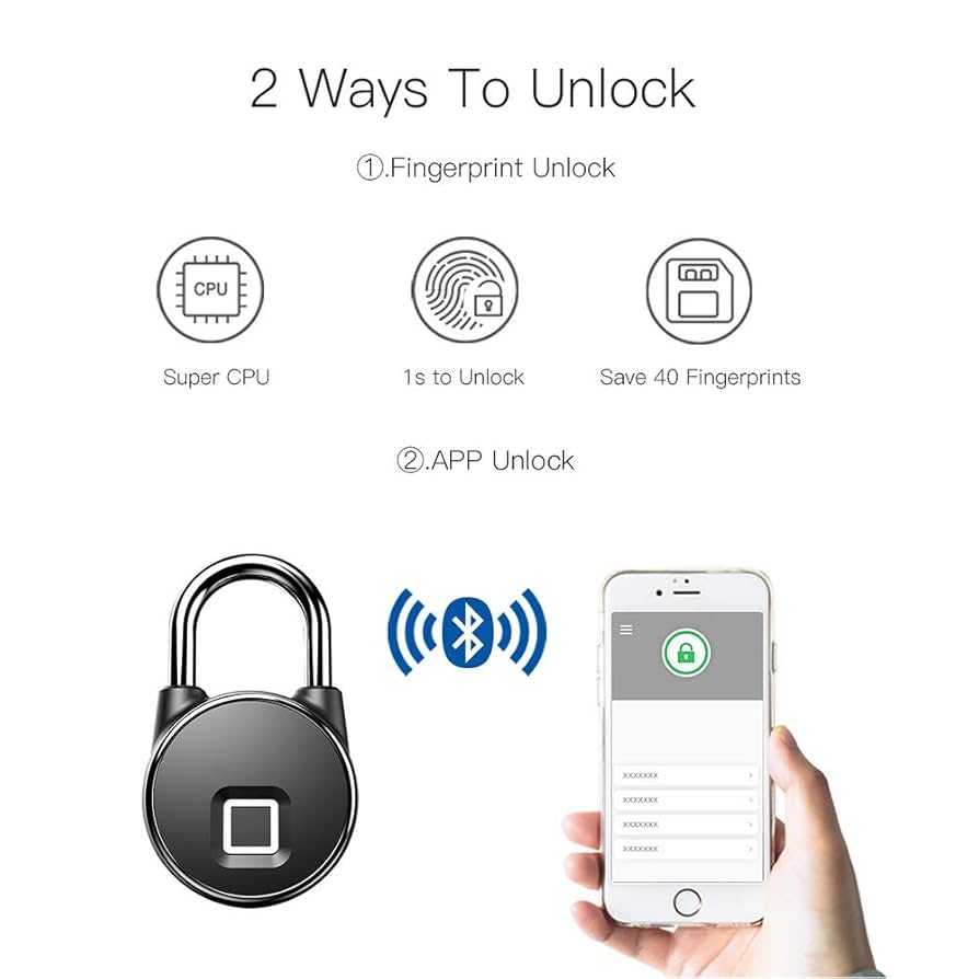 Lock with fingerprint