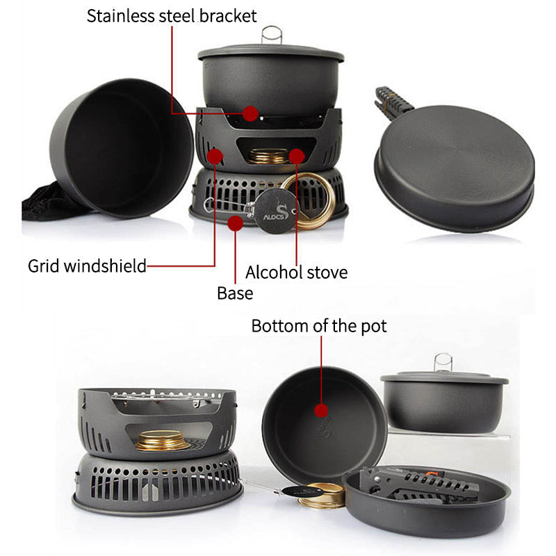 Cookware set for camping