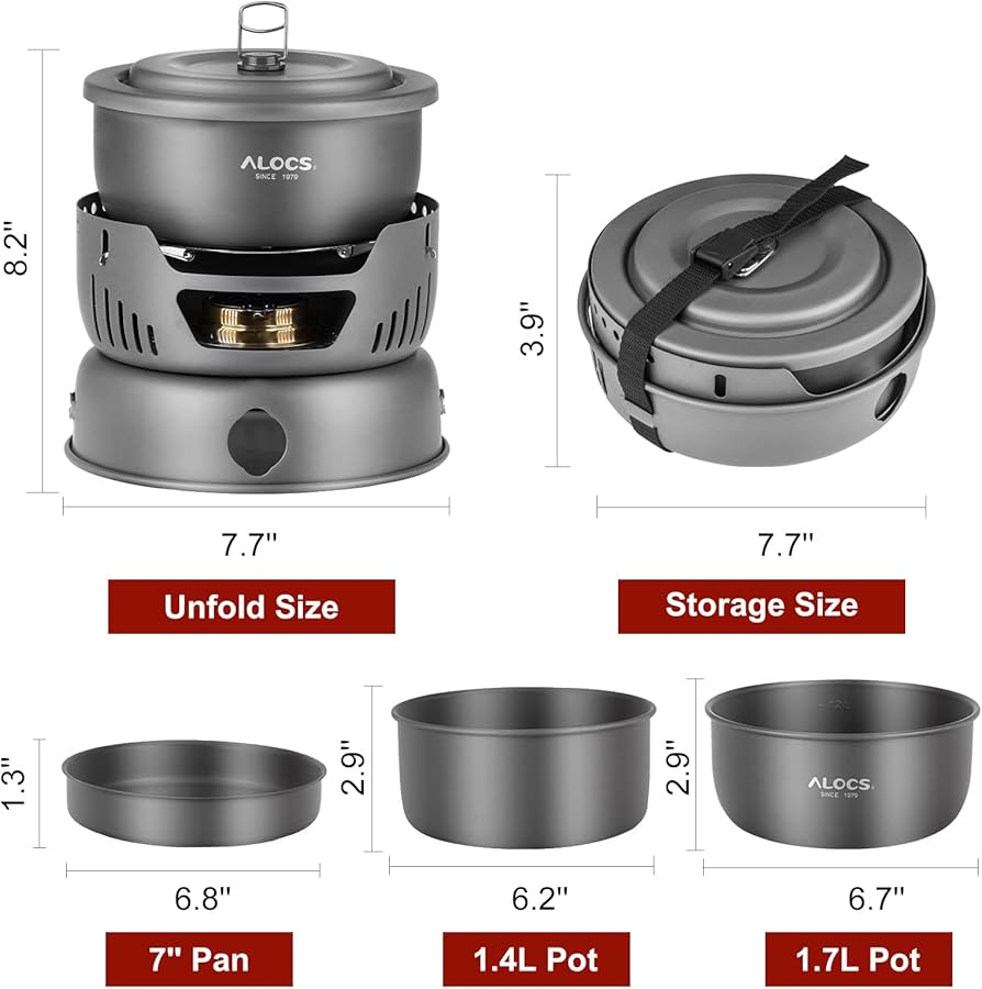 Cookware set for camping