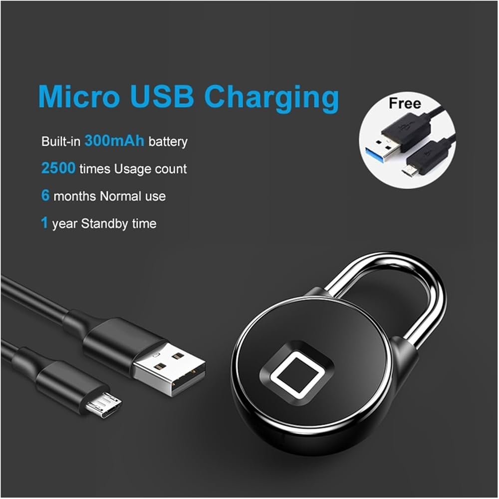 Lock with fingerprint