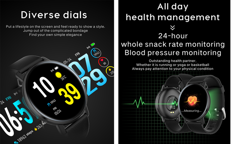 Ultra-thin smart sport watch