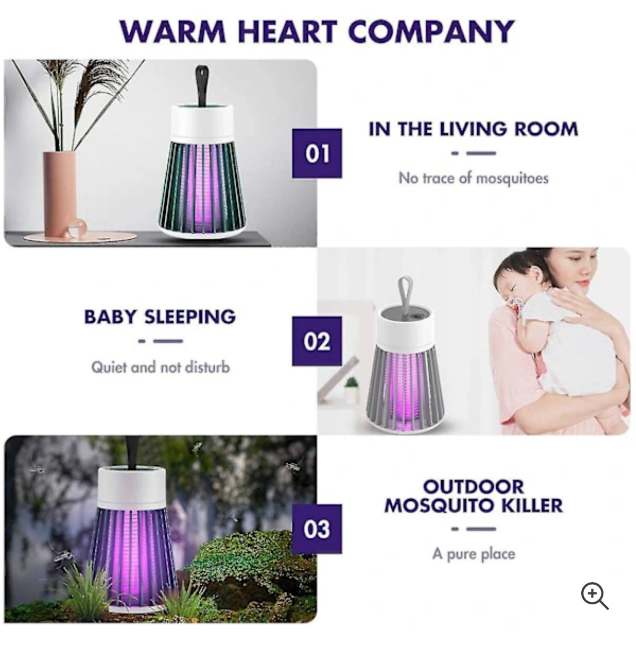 Portable mosquito killer light