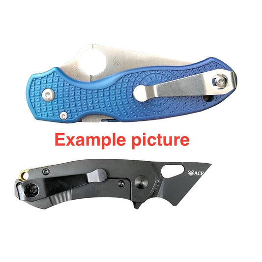 Pocket clip for knives