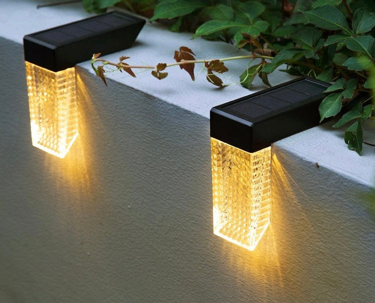 Waterproof deck light with LED solar