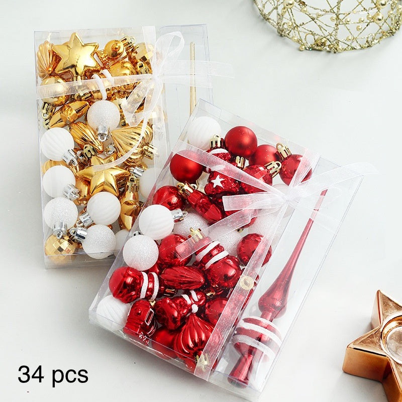 Christmas tree hanging ornaments 34 pack