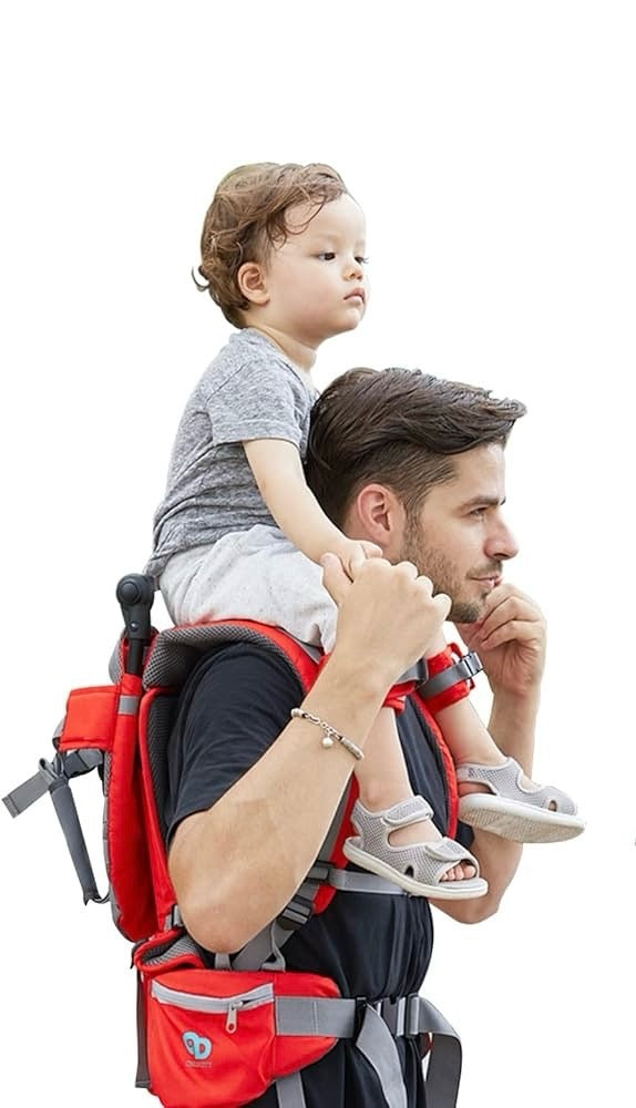 Hiking backpack with baby carrier
