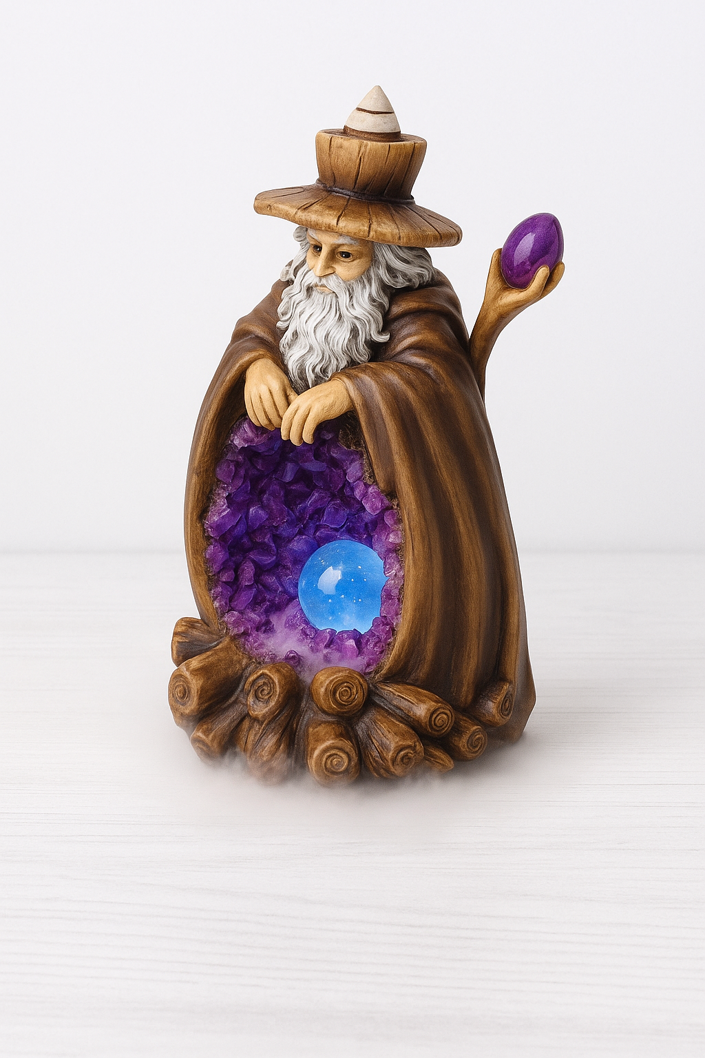 Handmade wizard with insence burner