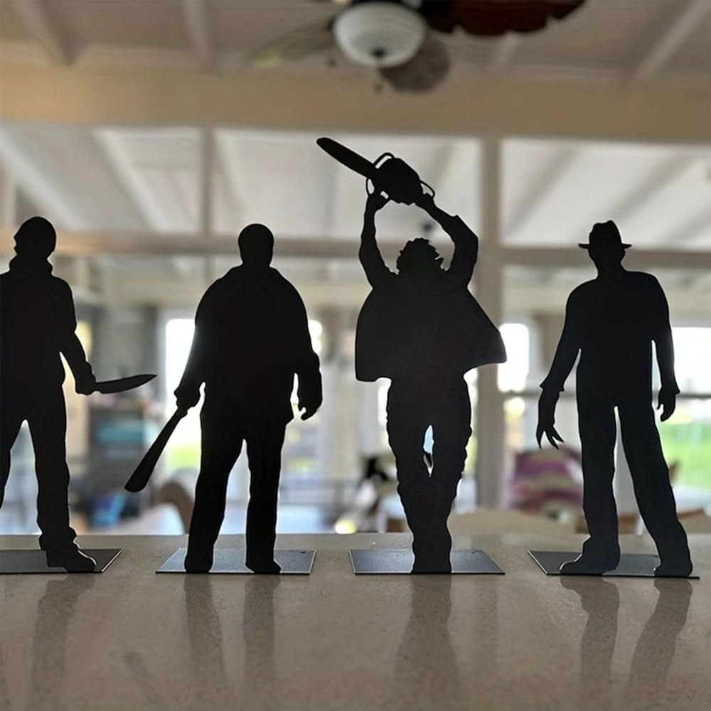 Halloween metal characters Candle holders