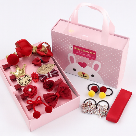 Children's clip hair accessories set