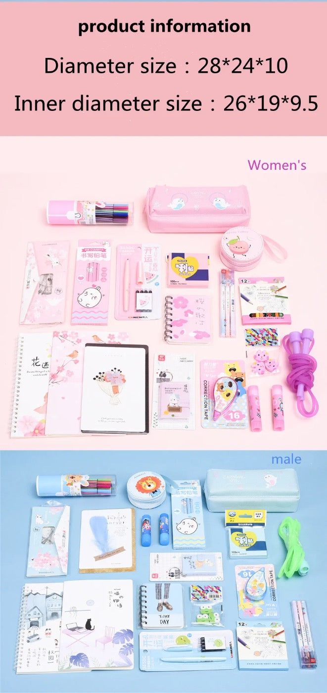 Kids school supplies set