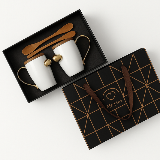 Creative ceramic mug gift box