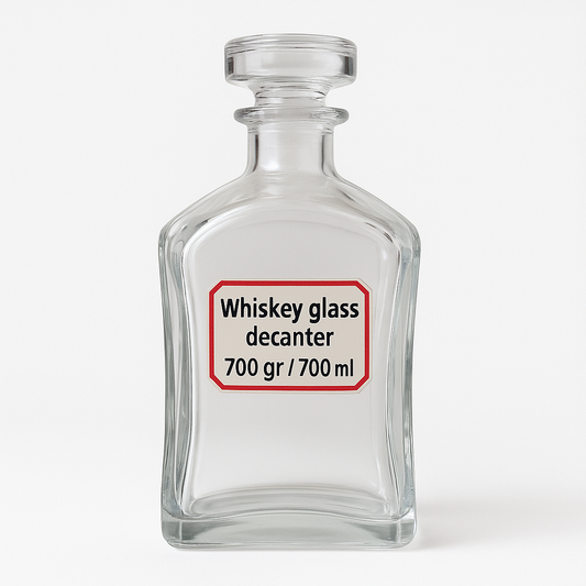 Whiskey glass decanter