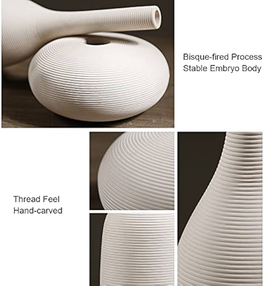 Beatiful white vases