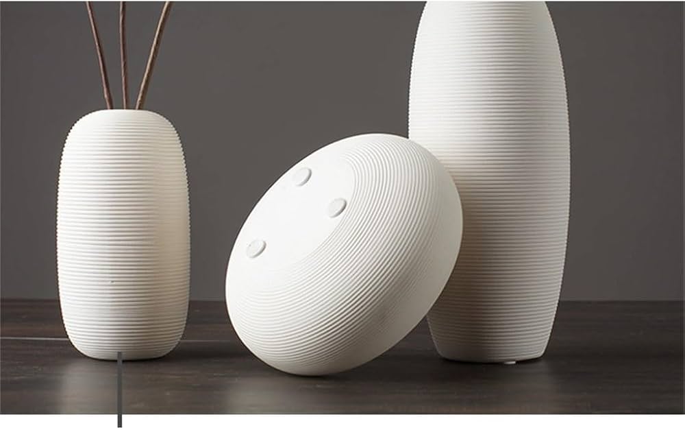 Beatiful white vases