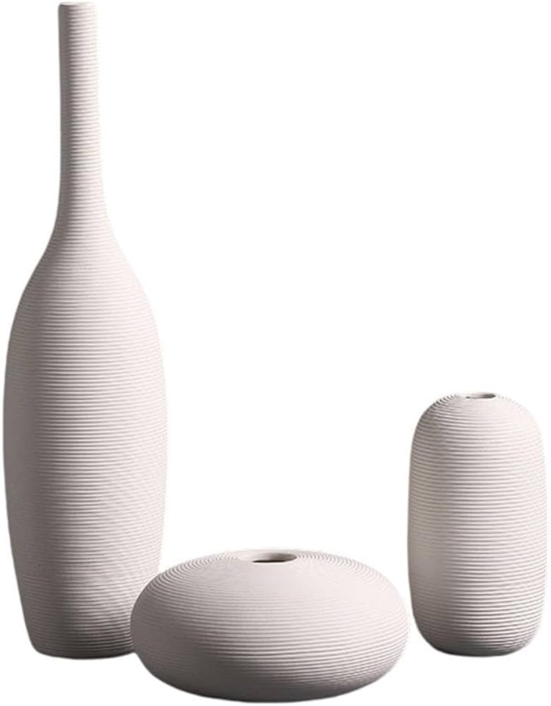 Beatiful white vases