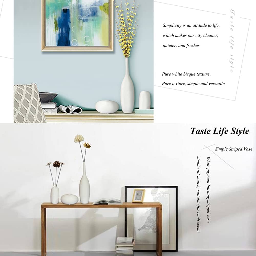 Beatiful white vases