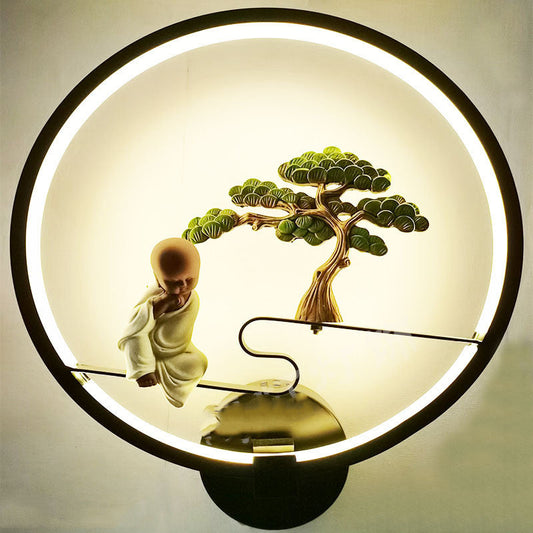 Wall lamp asian style