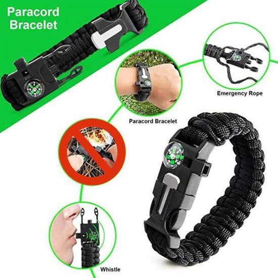 Survival tool set for camping