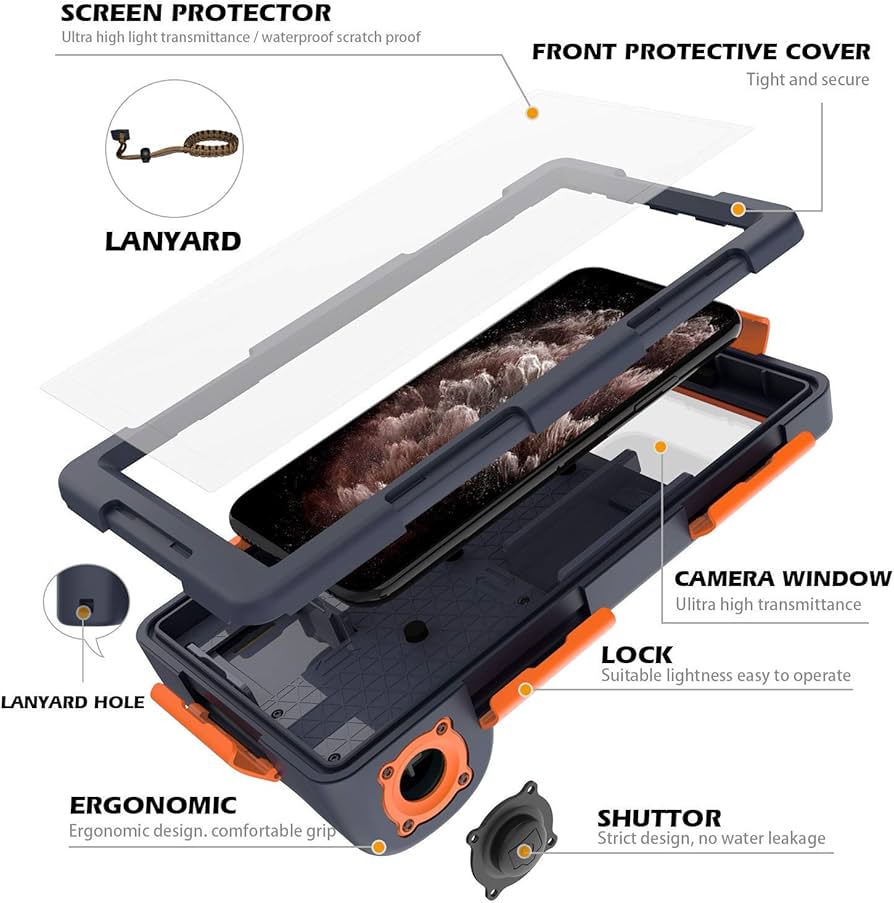 Waterproof phone case