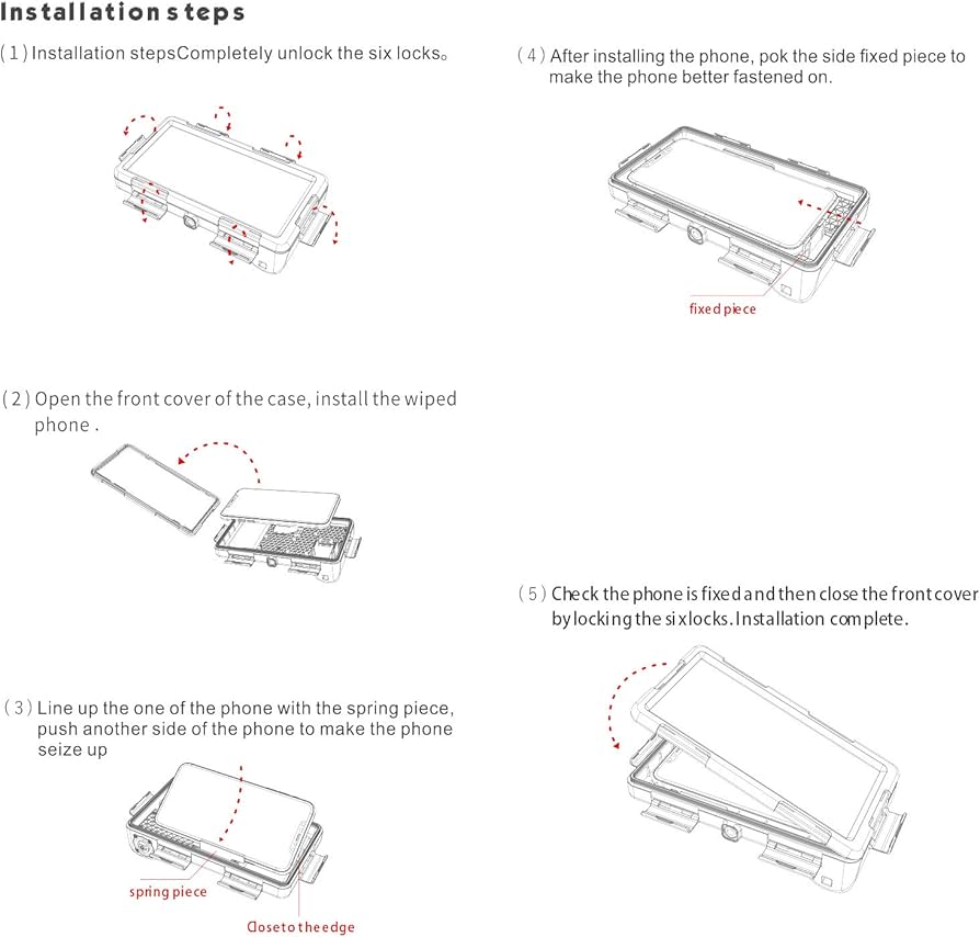Waterproof phone case