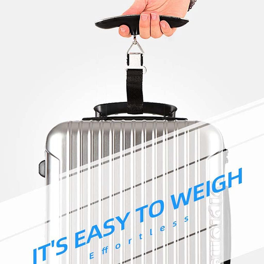 Portable electronic scale for luggage