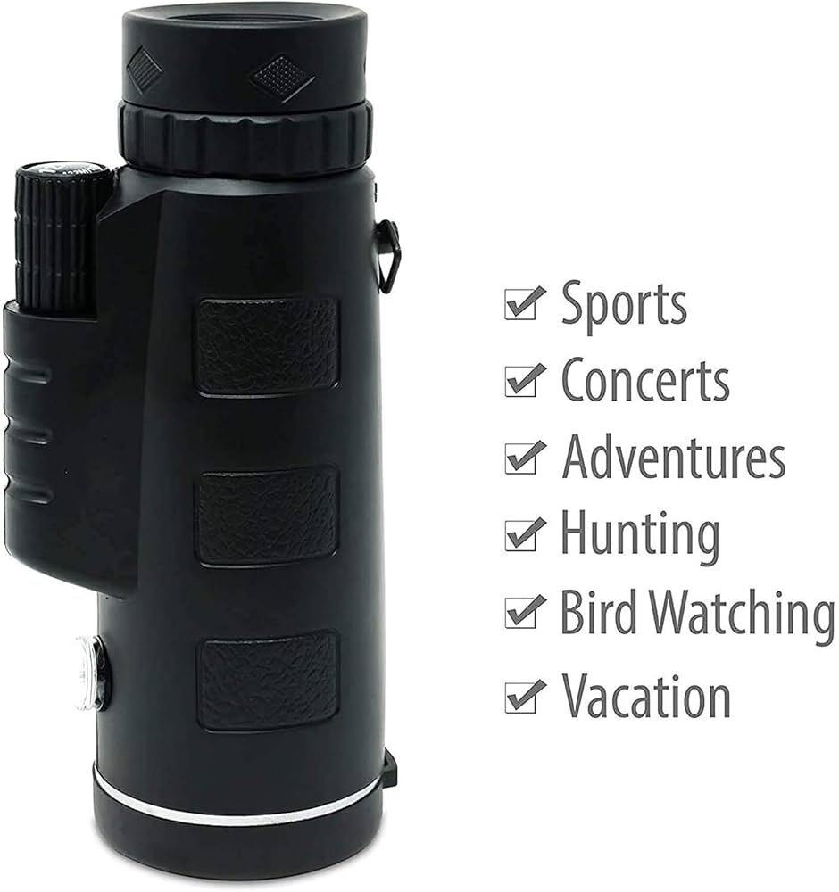 Telescope zoom scope with compass