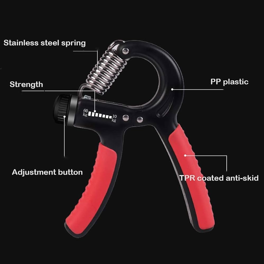 Adjustable hand grip strengthener
