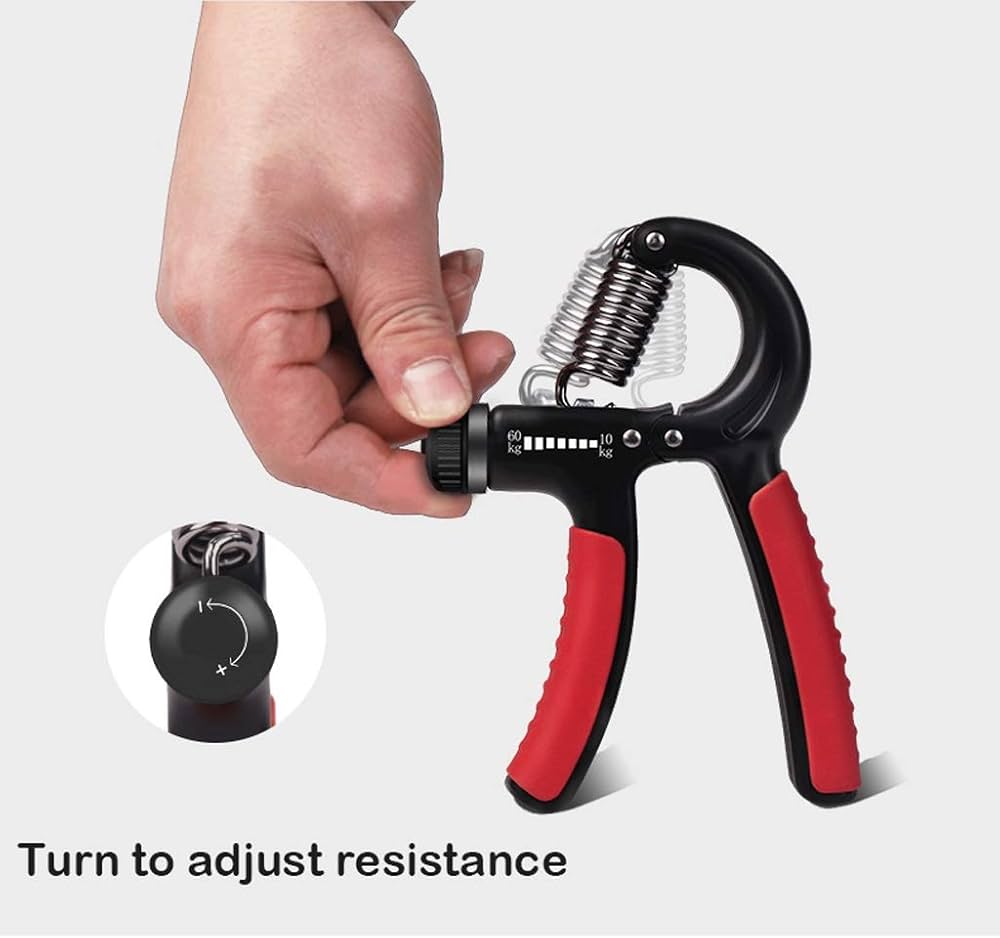 Adjustable hand grip strengthener
