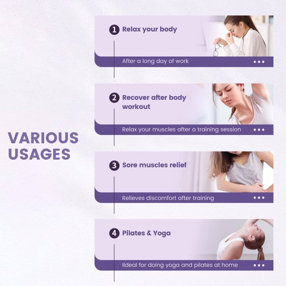 Yoga foam roller massager