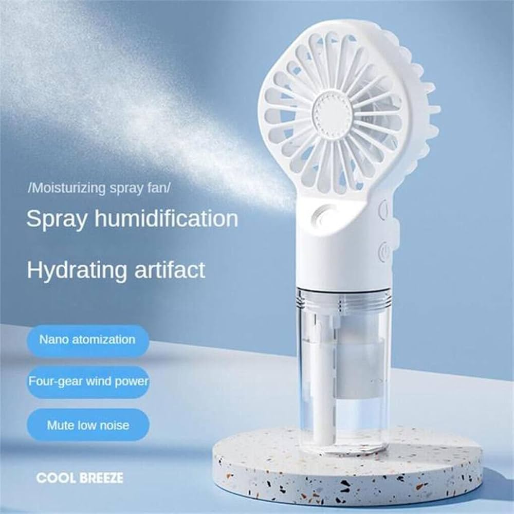 Handheld fan for hot weather