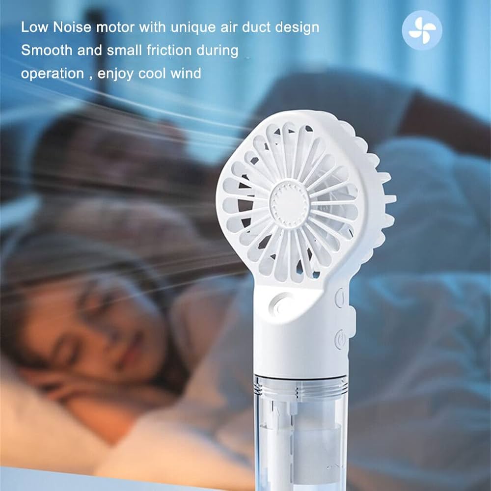 Handheld fan for hot weather