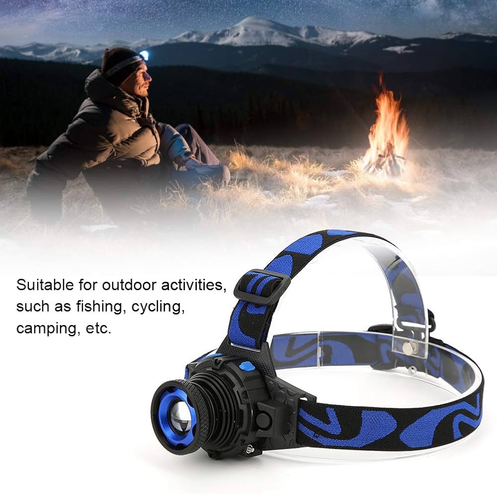 Fokus op Buitelugfietsry Kampering Led Glare Hoofligte