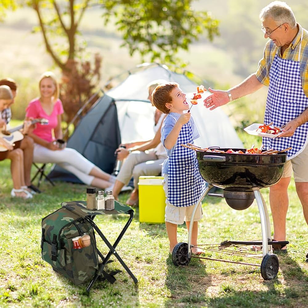 Opvoustoel buite ontspanning draagbare opvou hengel stoel stap rugsak