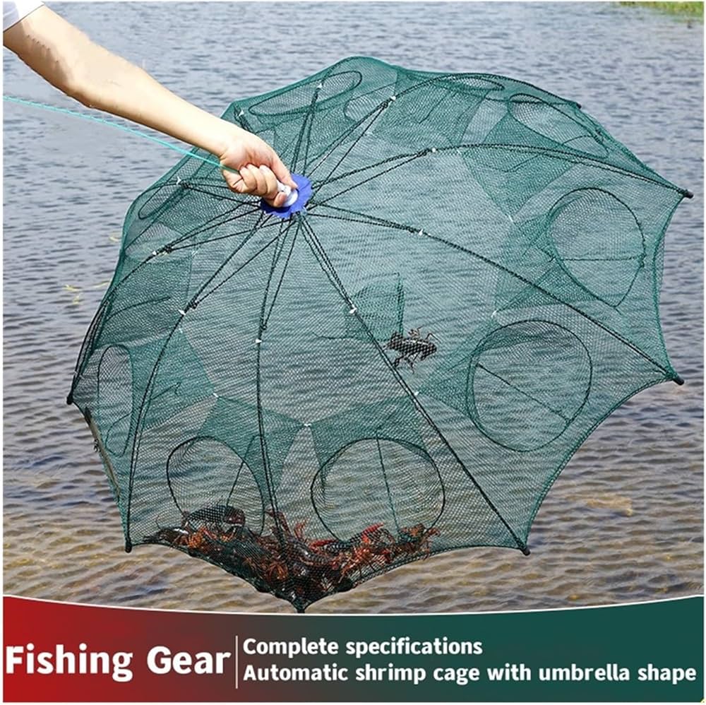 Folding fishing net