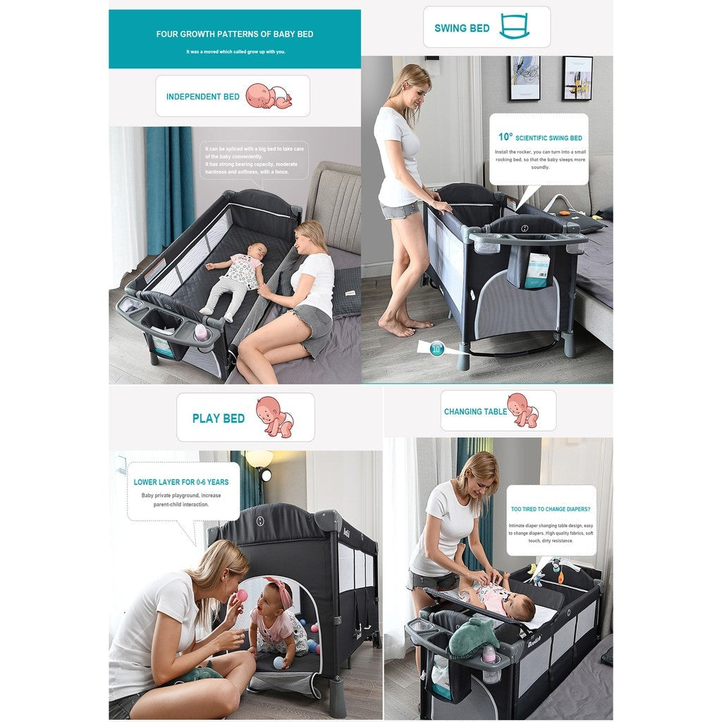 Baby crib multifunctional