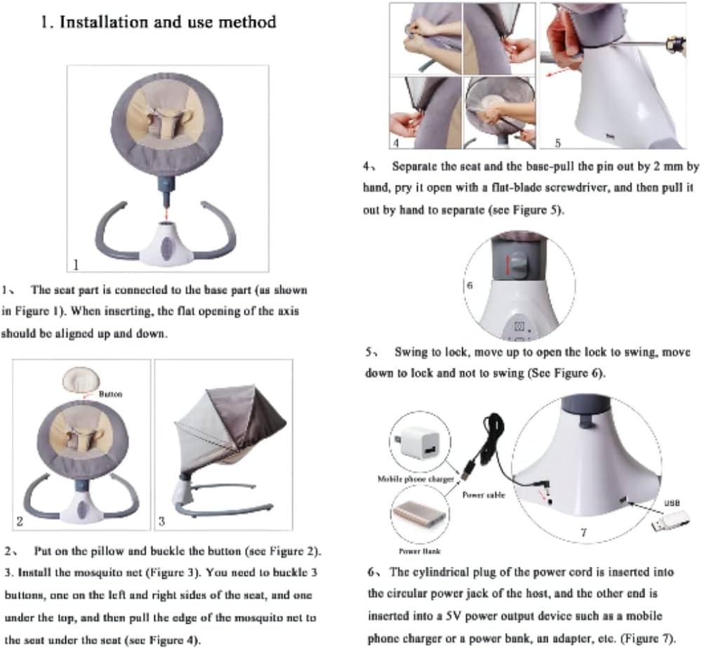 Baby electric rocking chair