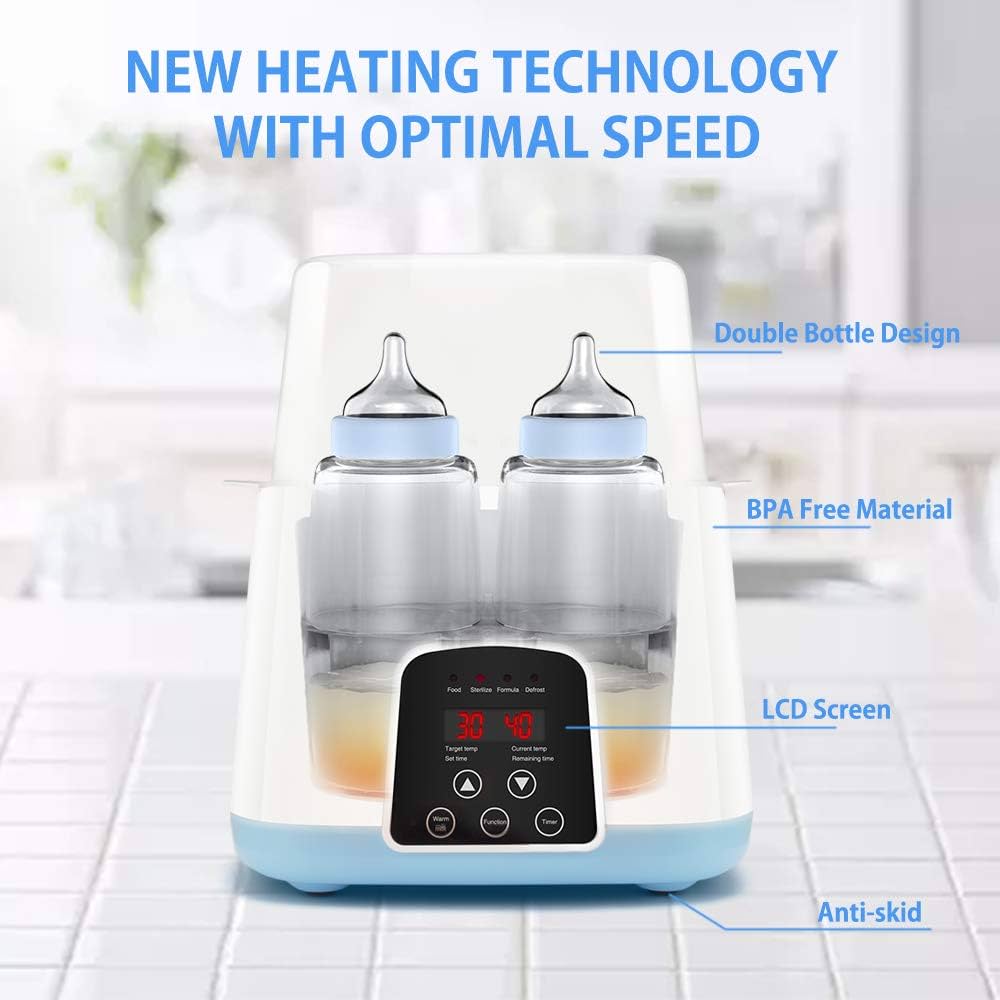 Heater and sterilizer for baby bottles