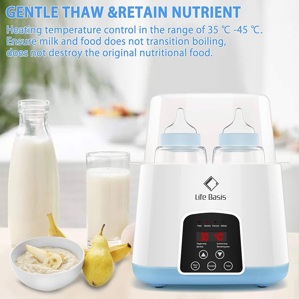 Heater and sterilizer for baby bottles