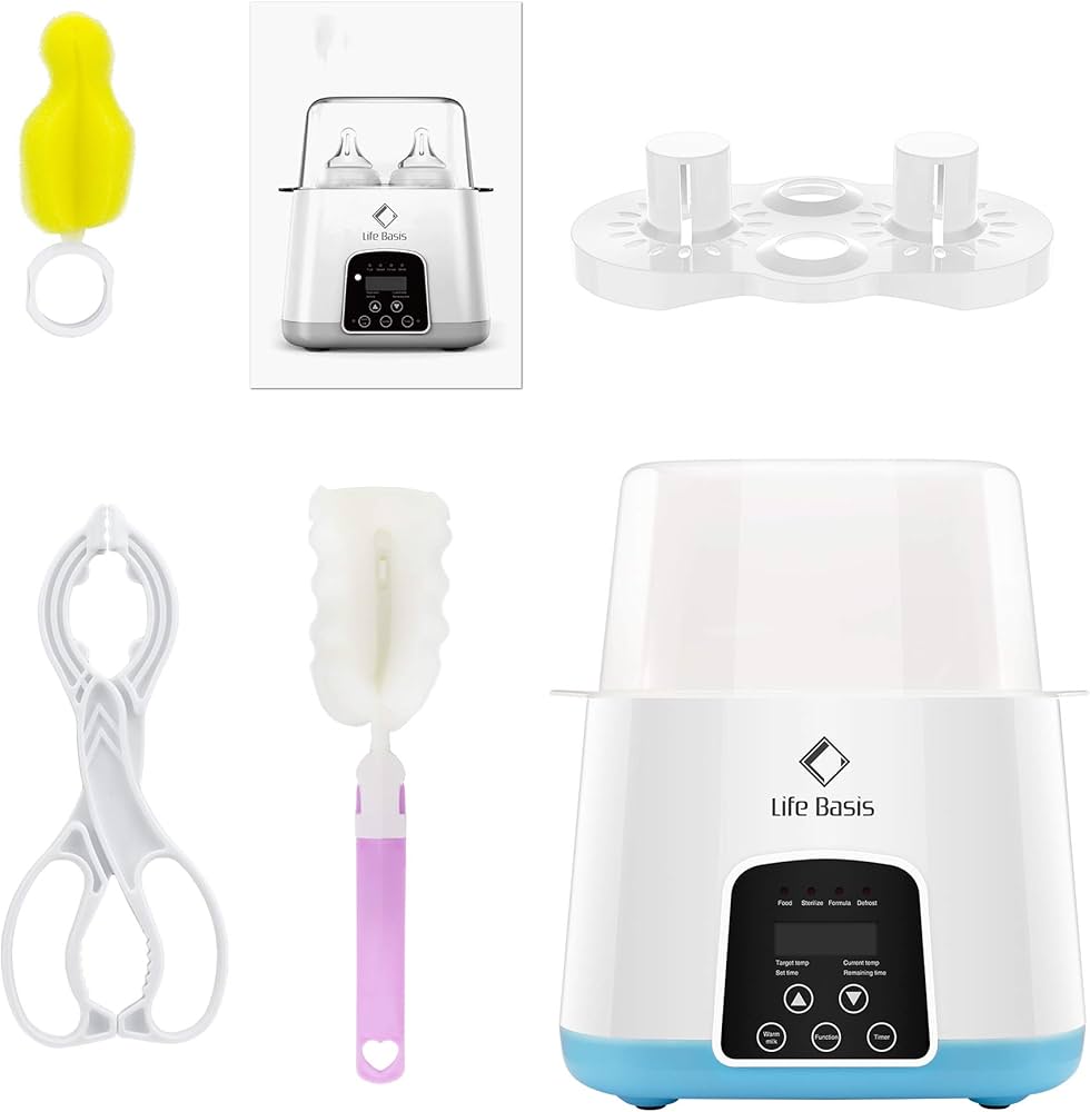 Heater and sterilizer for baby bottles