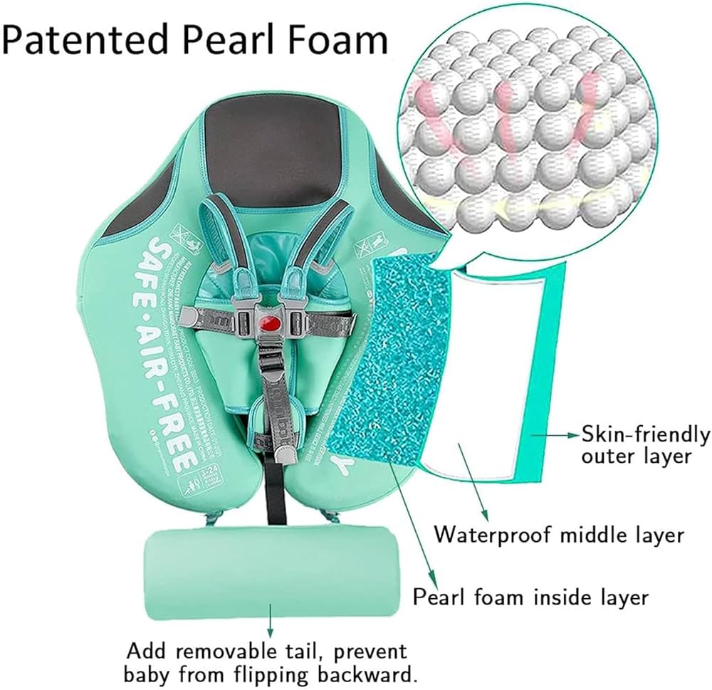 Non-inflatable swim ring for baby