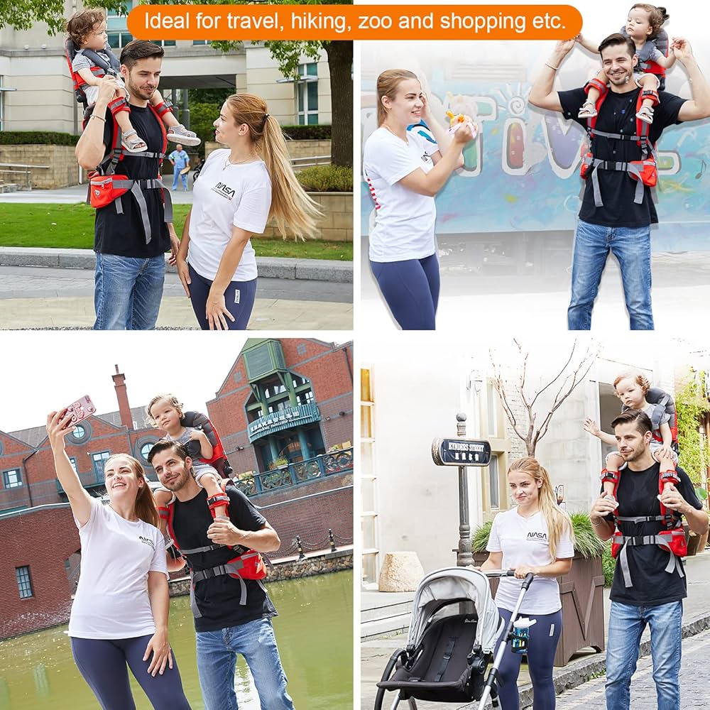 Hiking backpack with baby carrier