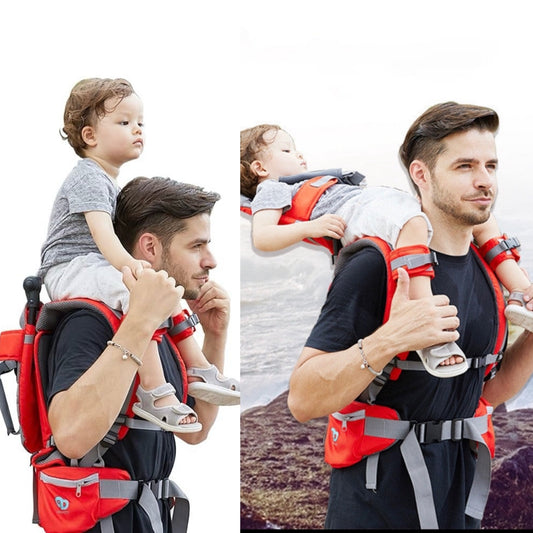 Hiking backpack with baby carrier