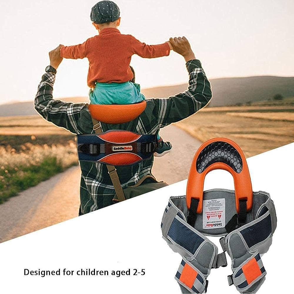Hands-free shoulder carrier for kids