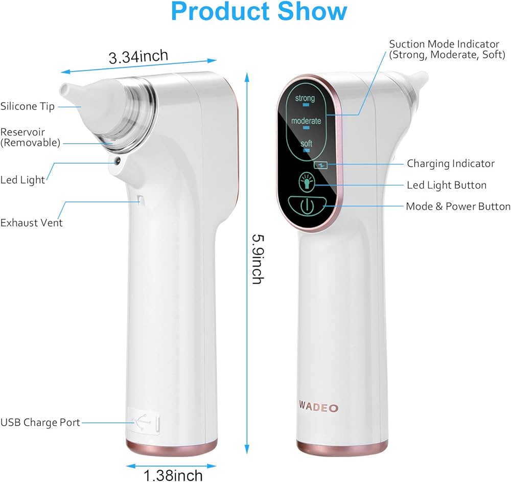Electric nasal aspirator for baby