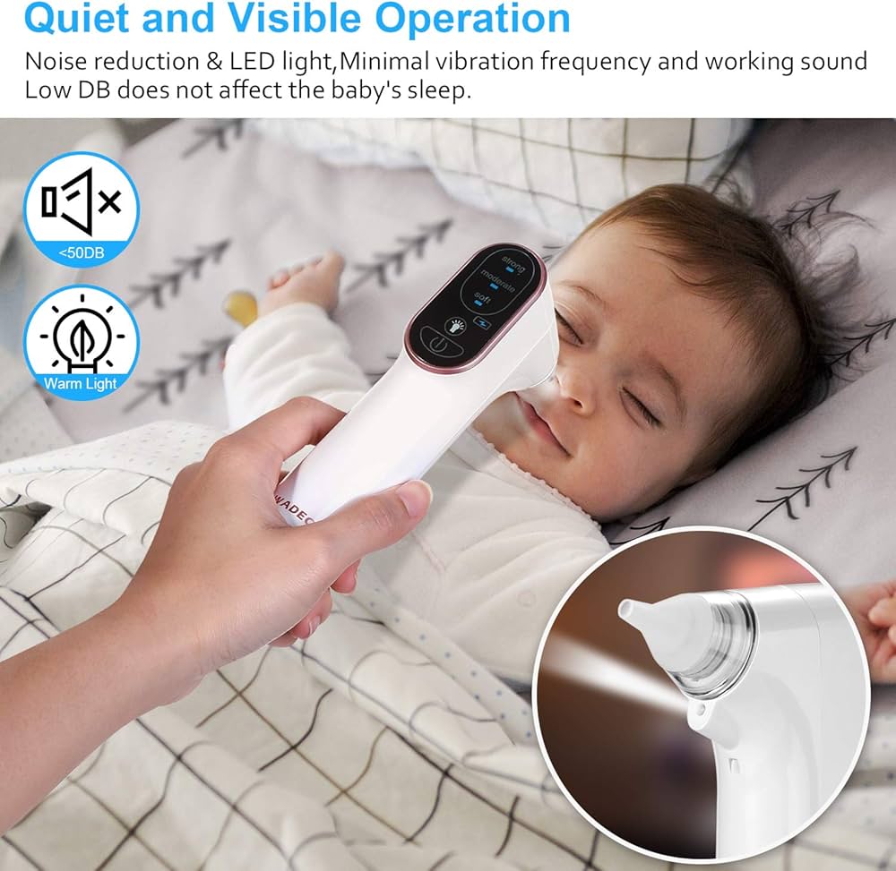 Electric nasal aspirator for baby