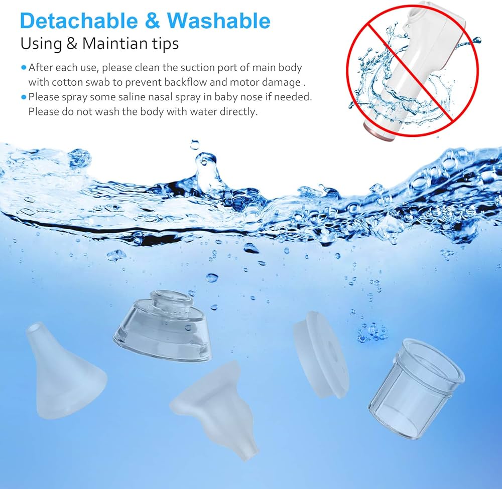 Electric nasal aspirator for baby