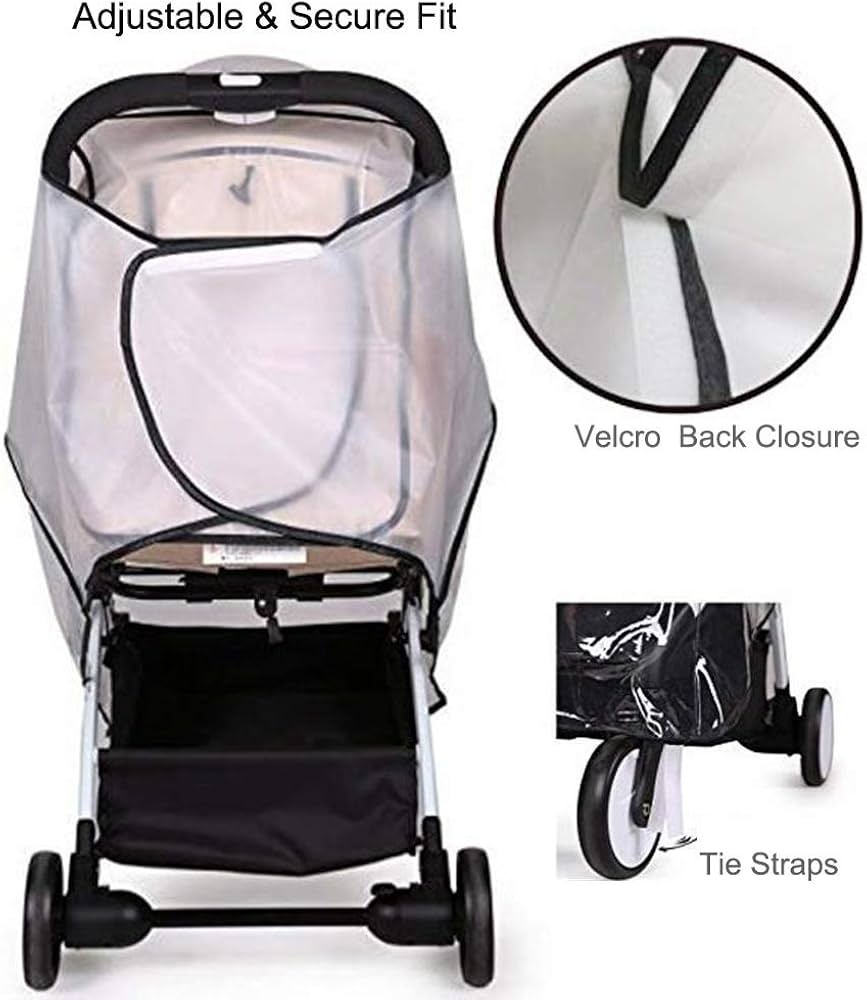 Waterproof cover for baby stroller